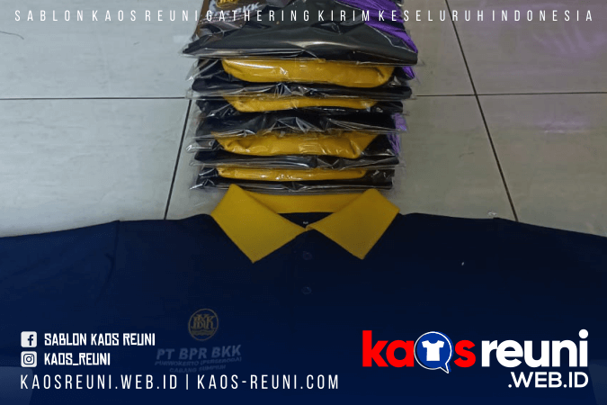 Baju Kerah Polo Bordir PT BPR BKK
