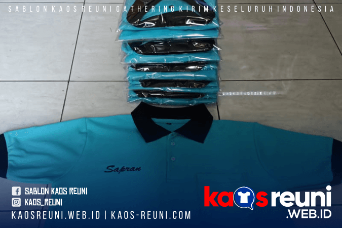 Baju Reuni Berkerah Tosca Bordir Komputer