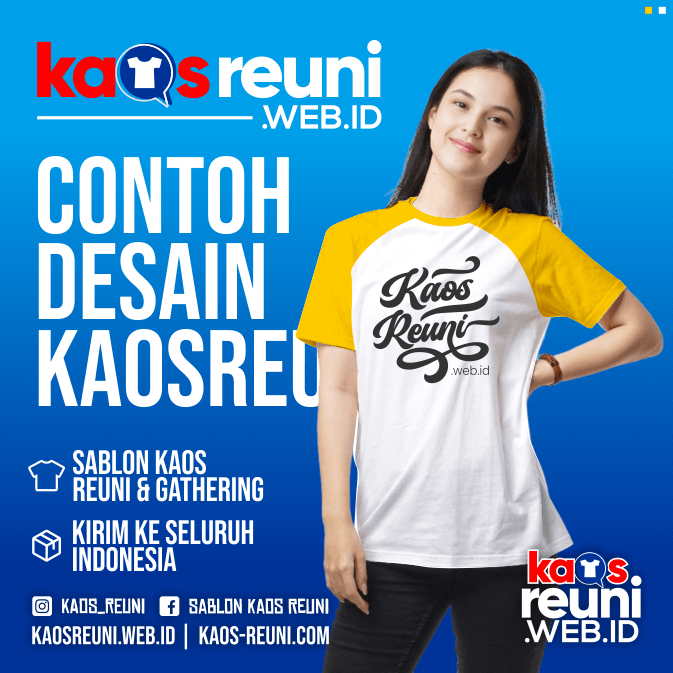 Contoh Desain Kaos Reuni SMA