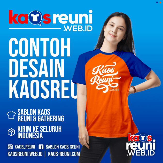 Contoh Desain Kaos Reuni SMP