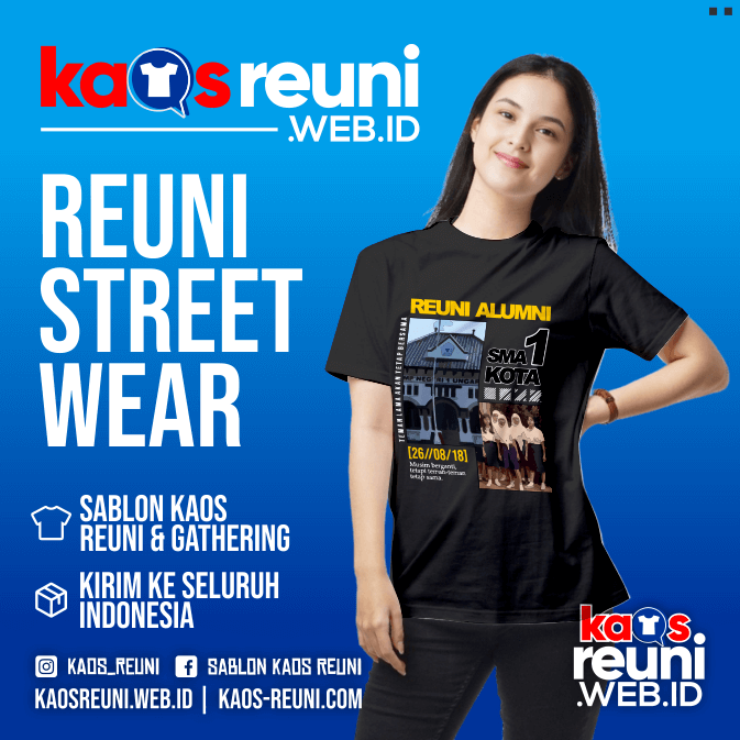 Desain Kaos Reuni Streetwear