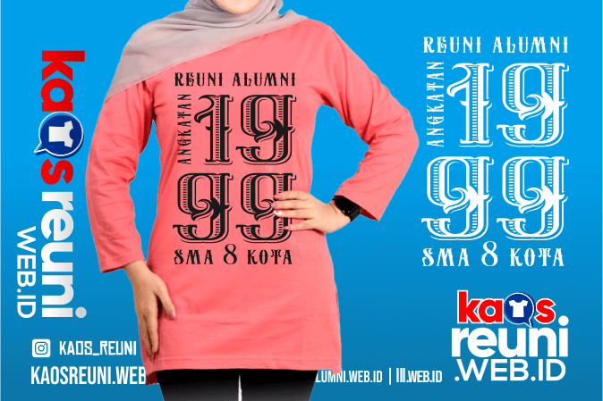 Kaos Reuni Tunik Dress