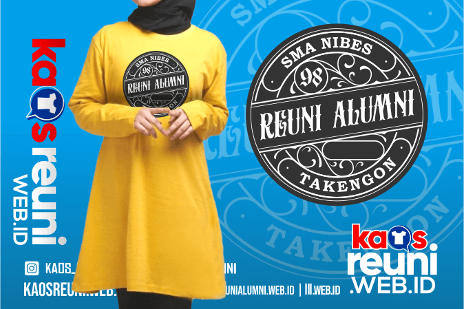 Kaos Reuni Tunik Dress