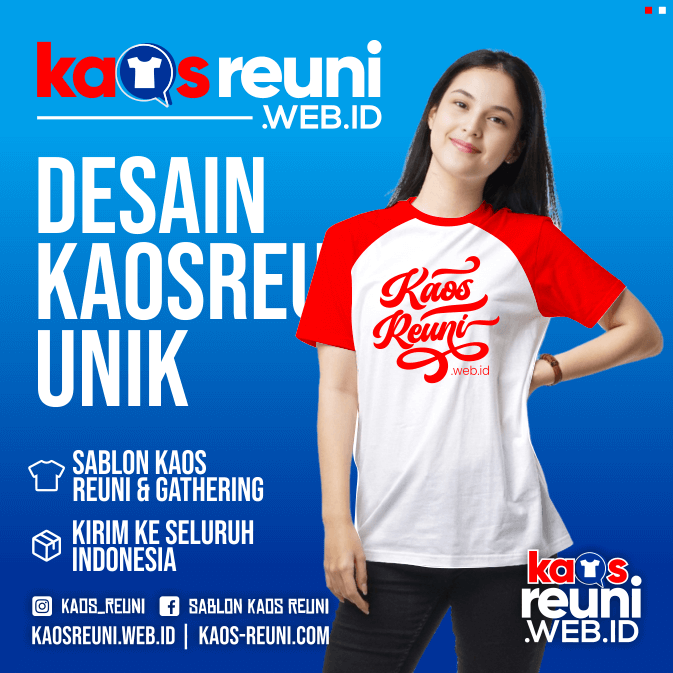 Desain Kaos Reuni Unik