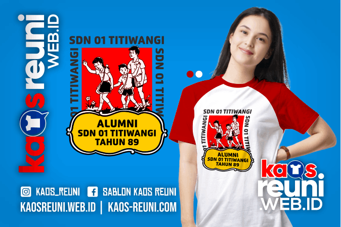 Desain Sablon Kaos Reuni SDN Titiwangi