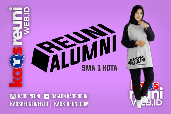 Model Kaos Reuni Alumni Wanita Muslimah Islami Tunik Dress Terbaru Modis Keren (1)