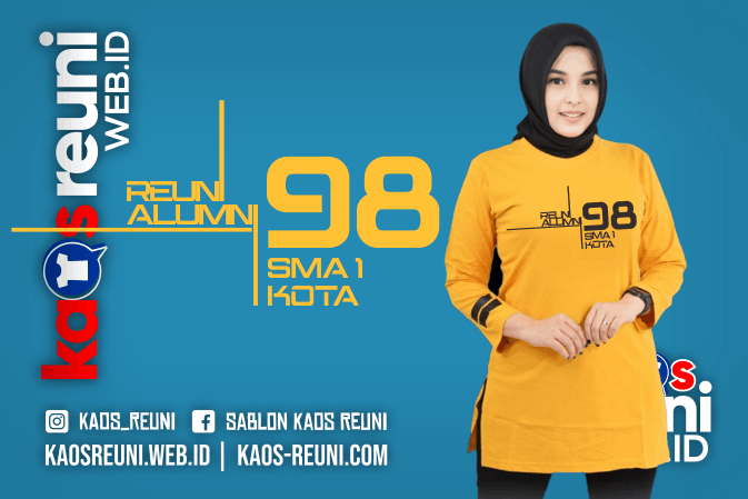 Model Kaos Reuni Alumni Wanita Muslimah Islami Tunik Dress Terbaru Modis Keren (2)