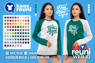Warna Kaos Reuni Alumni Pola Kombinasi Raglan Lengan Panjang Merah Kuning Biru Hijau Putih Abu Hitam Dongker Navy Maroon Toska Pink Merah Jambu Katalok Katalog Warna (36)