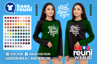Warna Kaos Reuni Alumni Pola Kombinasi Raglan Lengan Panjang Merah Kuning Biru Hijau Putih Abu Hitam Dongker Navy Maroon Toska Pink Merah Jambu Katalok Katalog Warna (71)