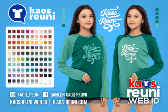 Warna Kaos Reuni Alumni Pola Kombinasi Raglan Lengan Panjang Merah Kuning Biru Hijau Putih Abu Hitam Dongker Navy Maroon Toska Pink Merah Jambu Katalok Katalog Warna (72)